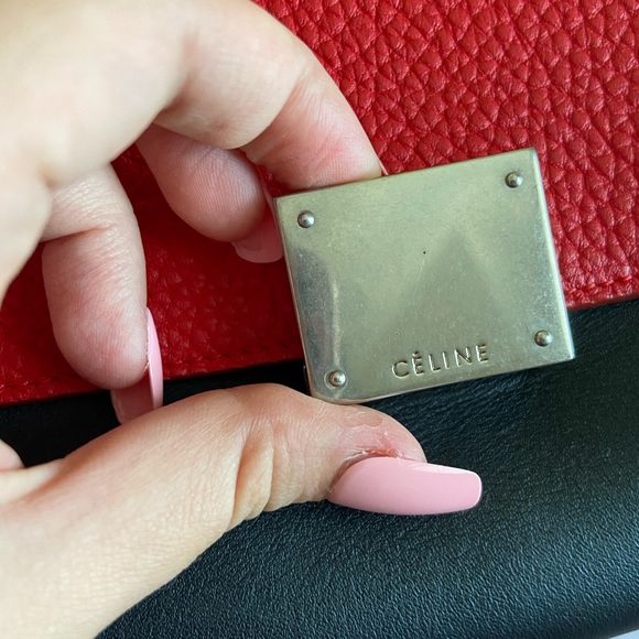 Celine trapeze with strap tricolor - Picture 6 of 13